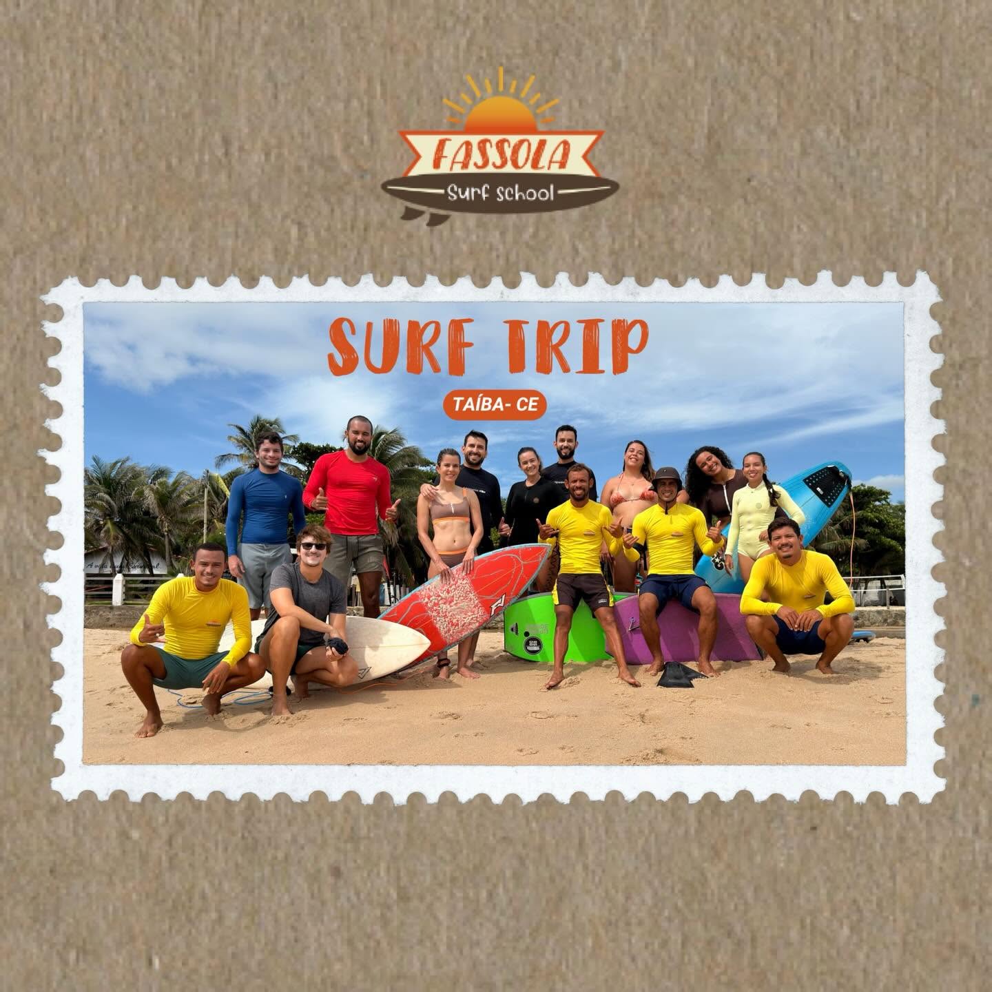 Trip de surf da Fassola Surf School